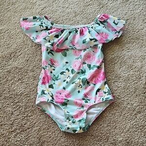 Ruffle Butts Rosy Sweetheart Ruffle One Piece Size 4T